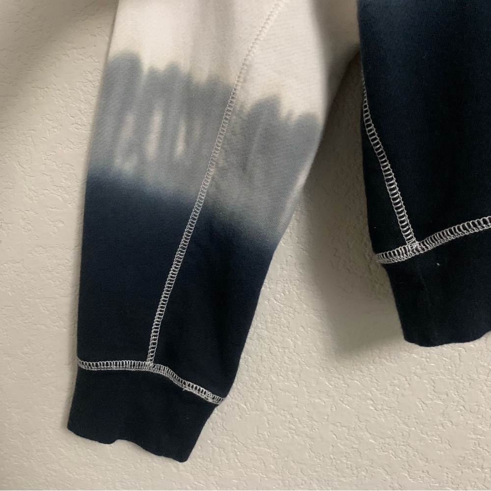 Rails Sweatshirt Womens L Theo Charcoal Dip Dye Tie Dye Ombre Boho Athleisure - Picture 7 of 15